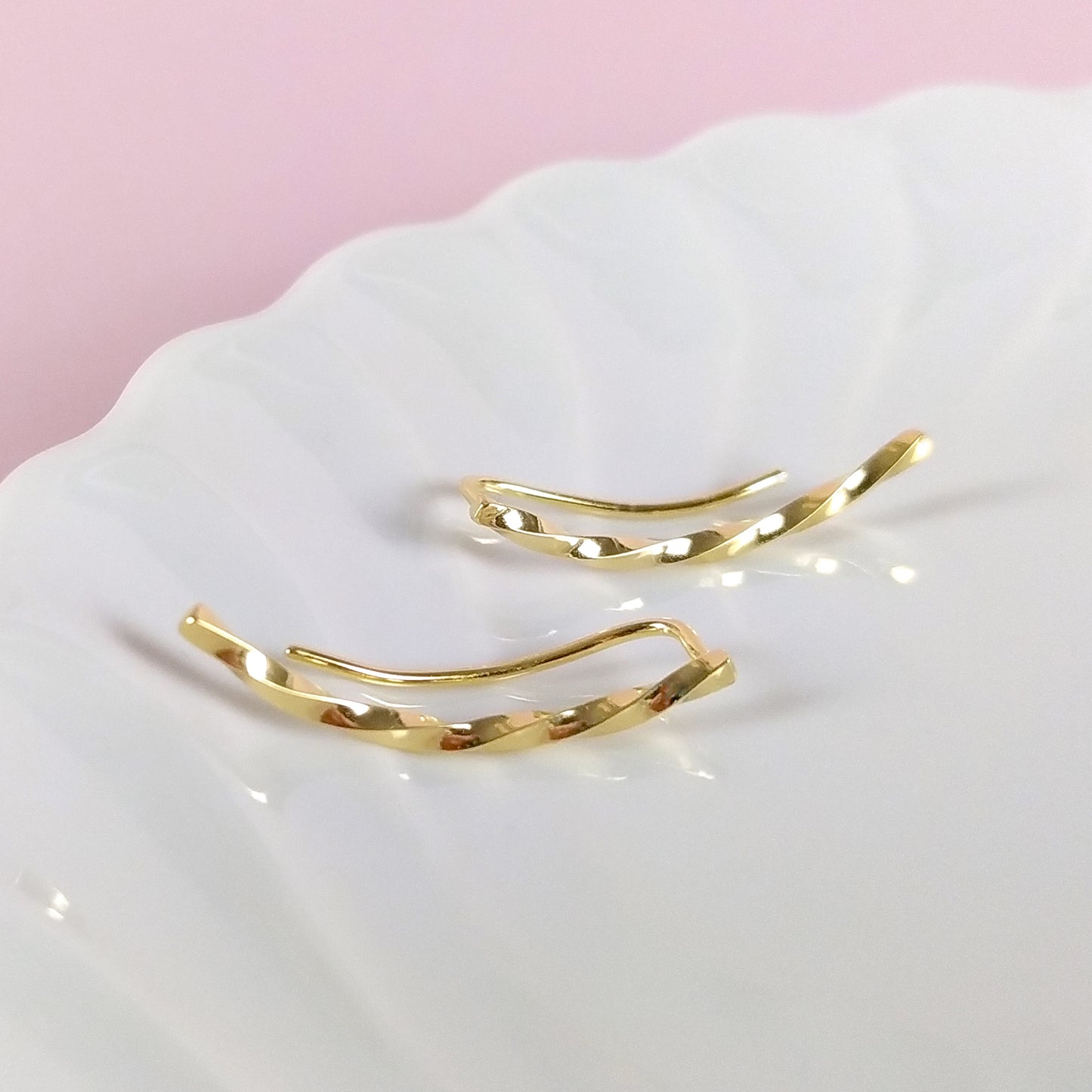 Jamie | golden twisted ear climber