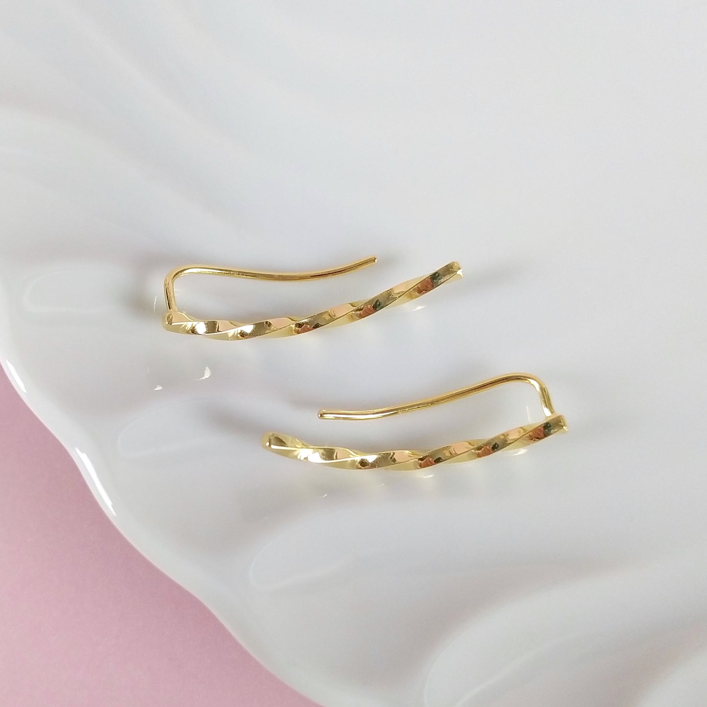 Jamie | golden twisted ear climber