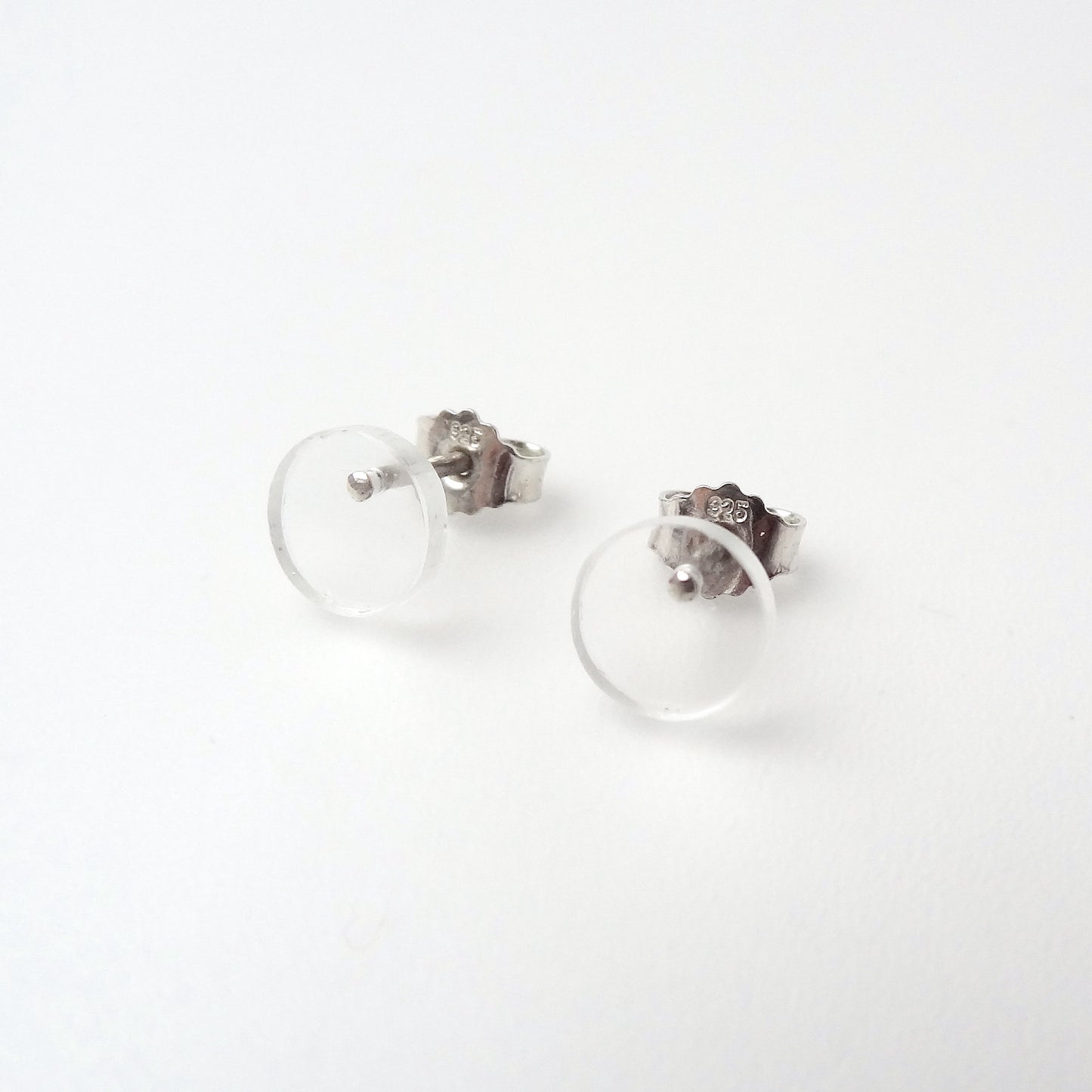 Irene | mini lucite ear studs