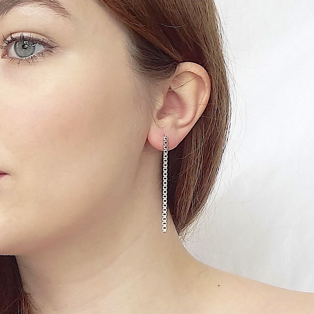 Tova | chain line earrings