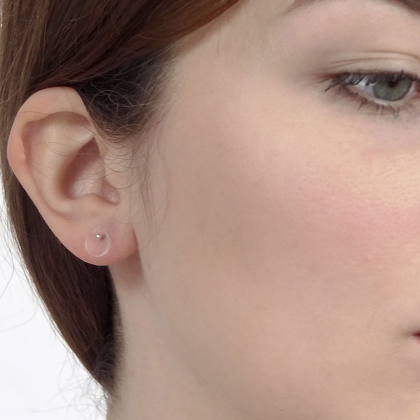 Irene | mini lucite ear studs