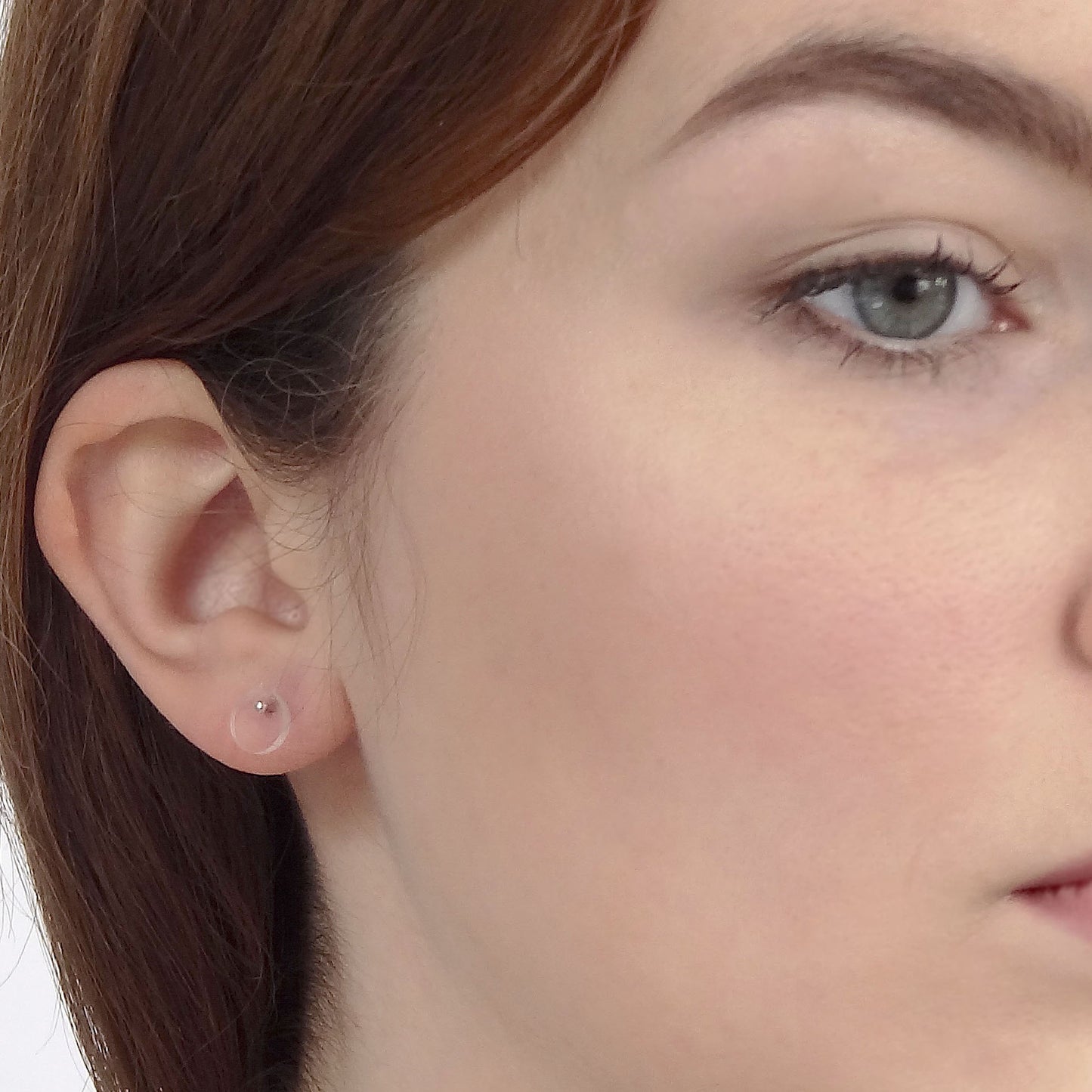 Irene | mini lucite ear studs