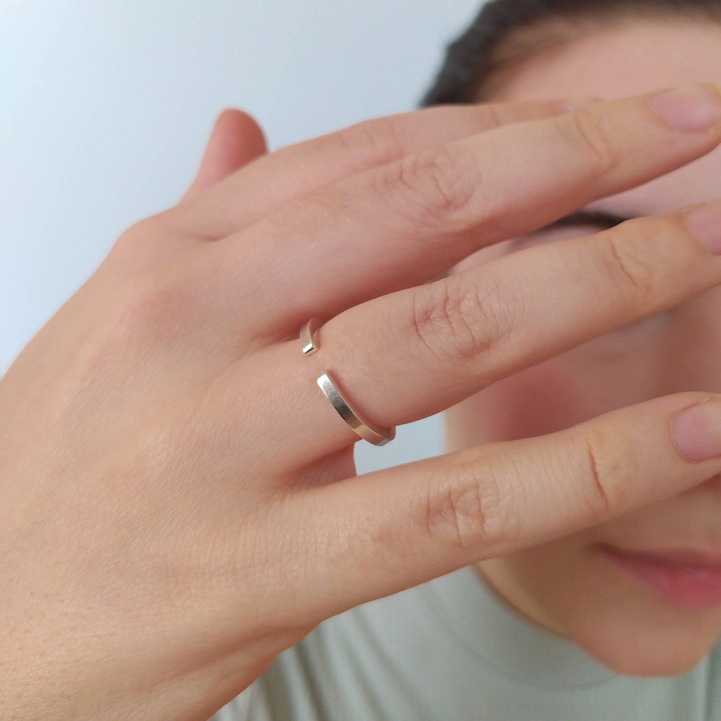 Ellie | 2-in-1 big earcuff and open ring