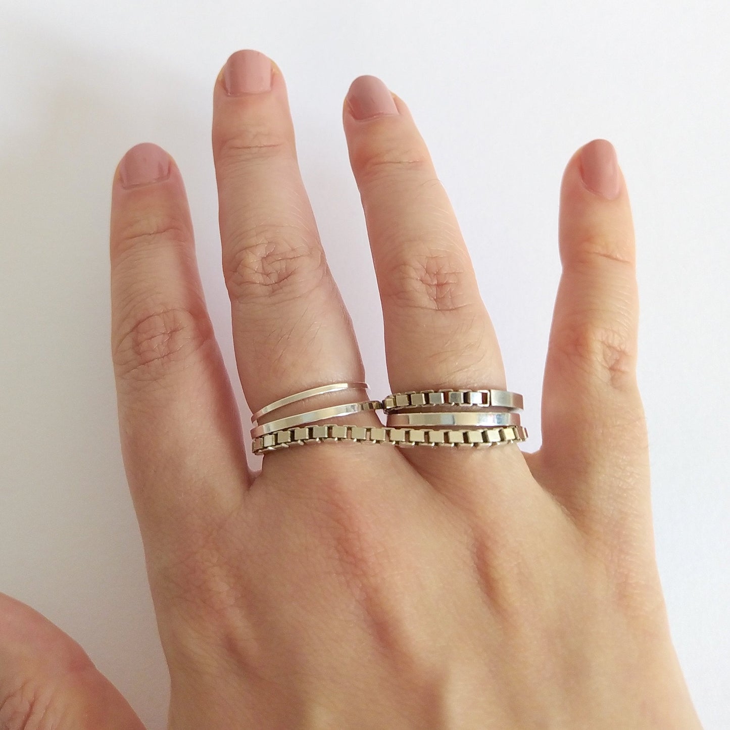 Ida | thin silver ring