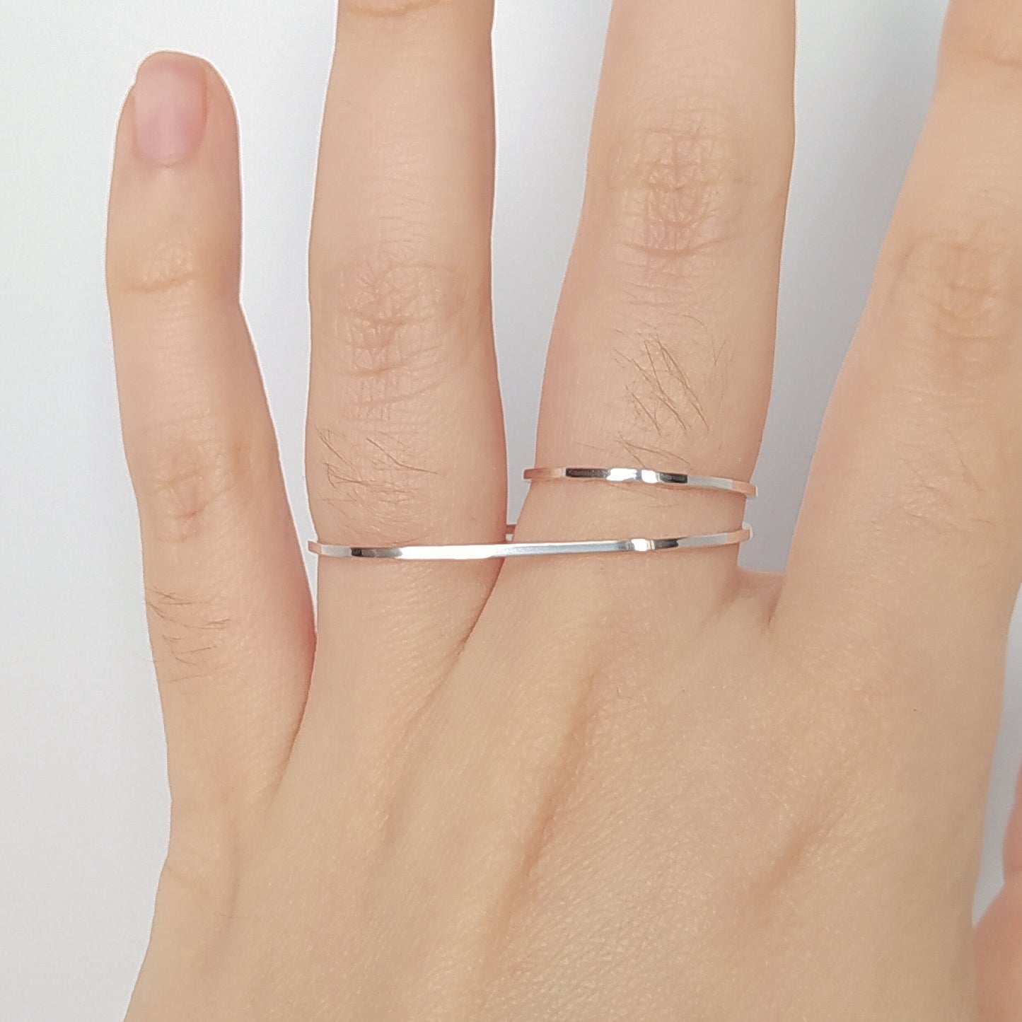 Mia | dainty double ring