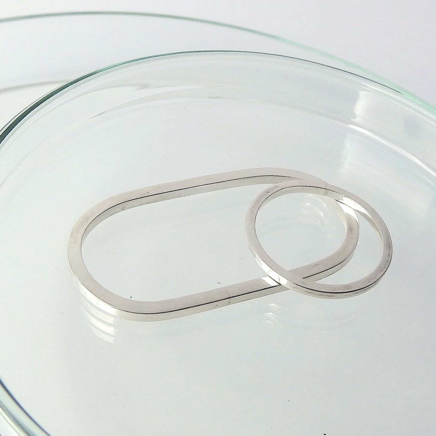 Nia | bold silver double ring