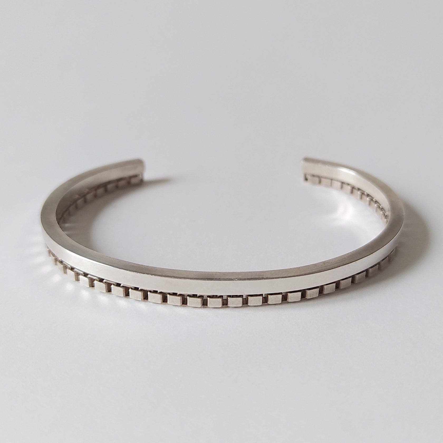 Vala cuff bracelet with chain Rebecca Wolf Design