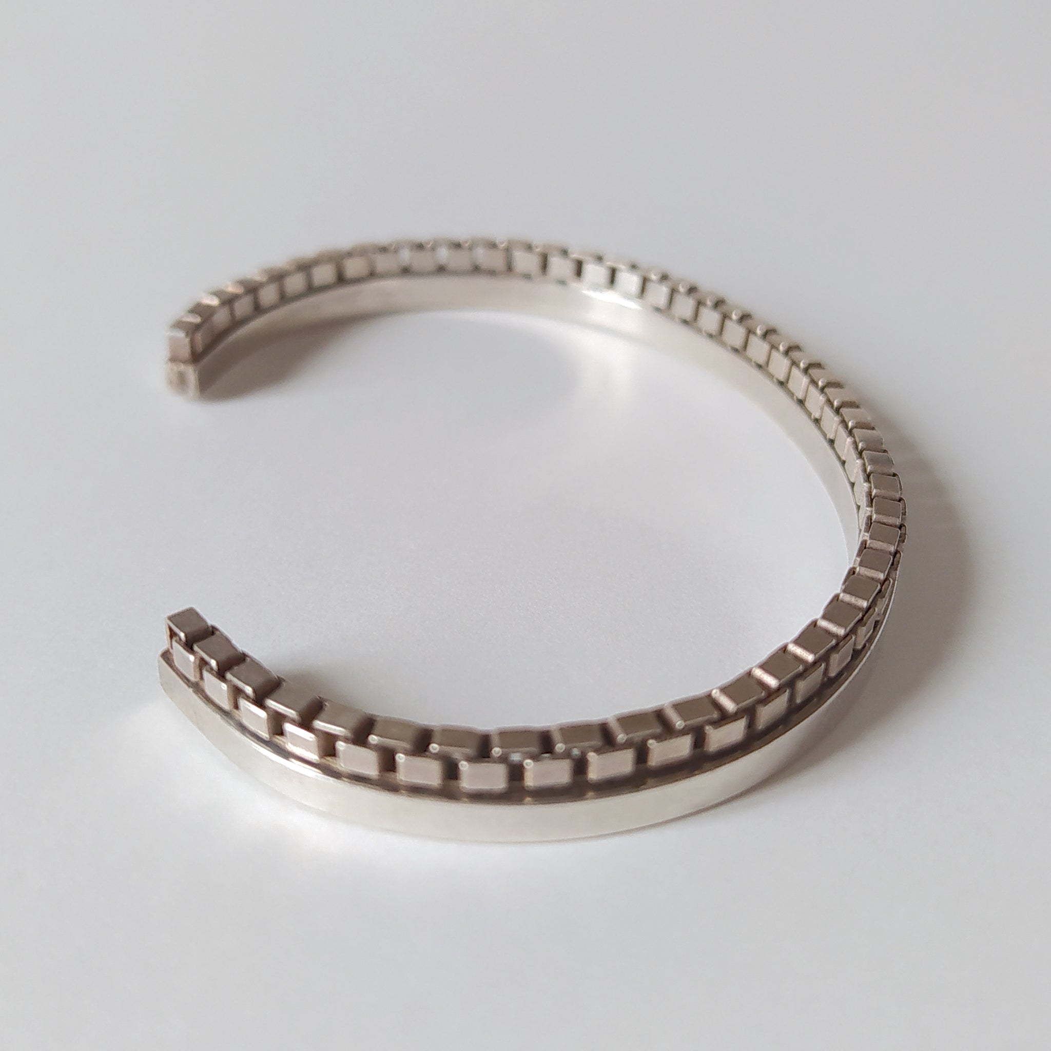 Vala cuff bracelet with chain Rebecca Wolf Design