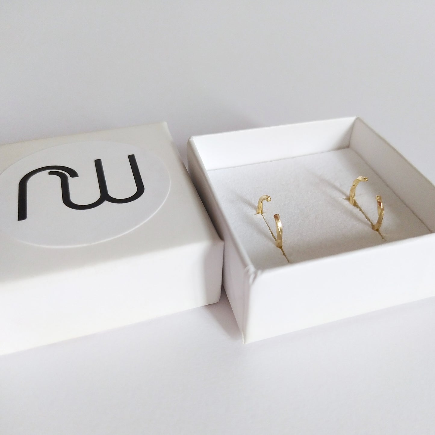 Maya | tiny golden twisted ear cuff