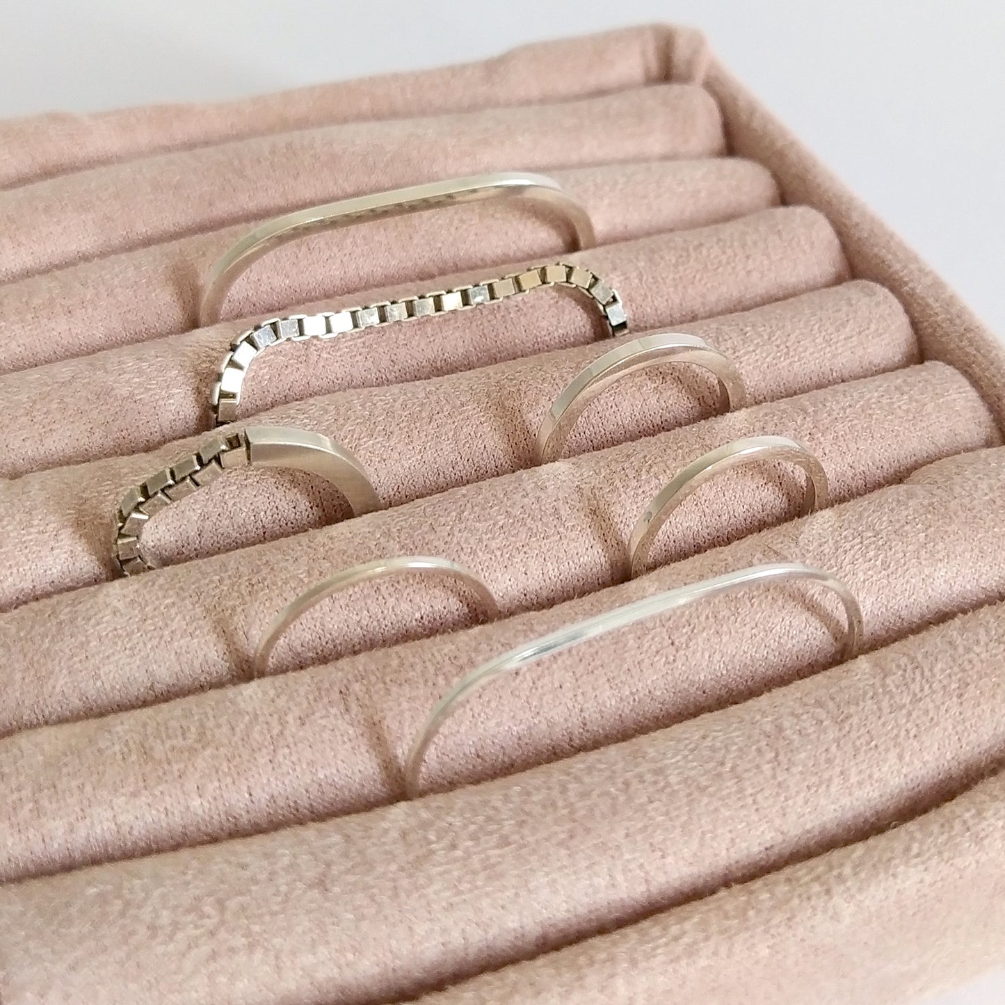zwei Hälften Ring aus Sterling Silber | Sana