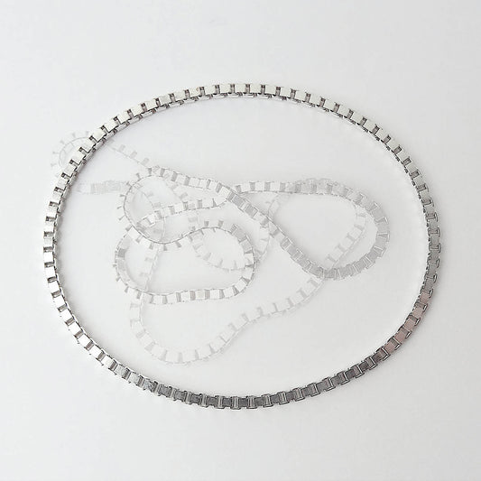 Aura  flexible box chain ring – Rebecca Wolf Design