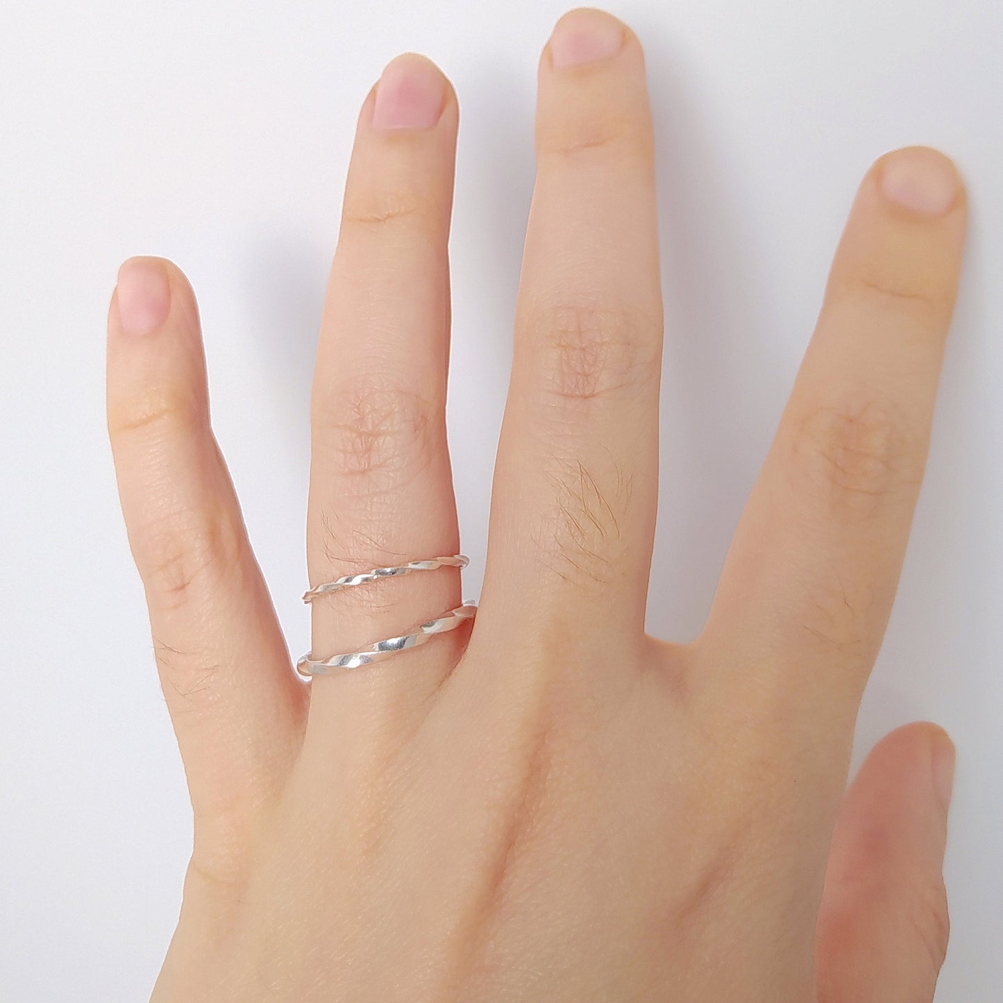 Darian | twisted silver ring