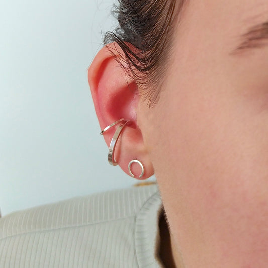 Ellie | 2-in-1 big earcuff and open ring