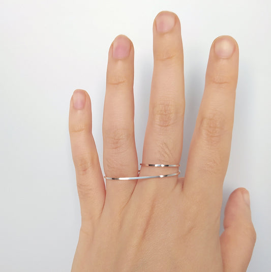 Ida | thin silver ring