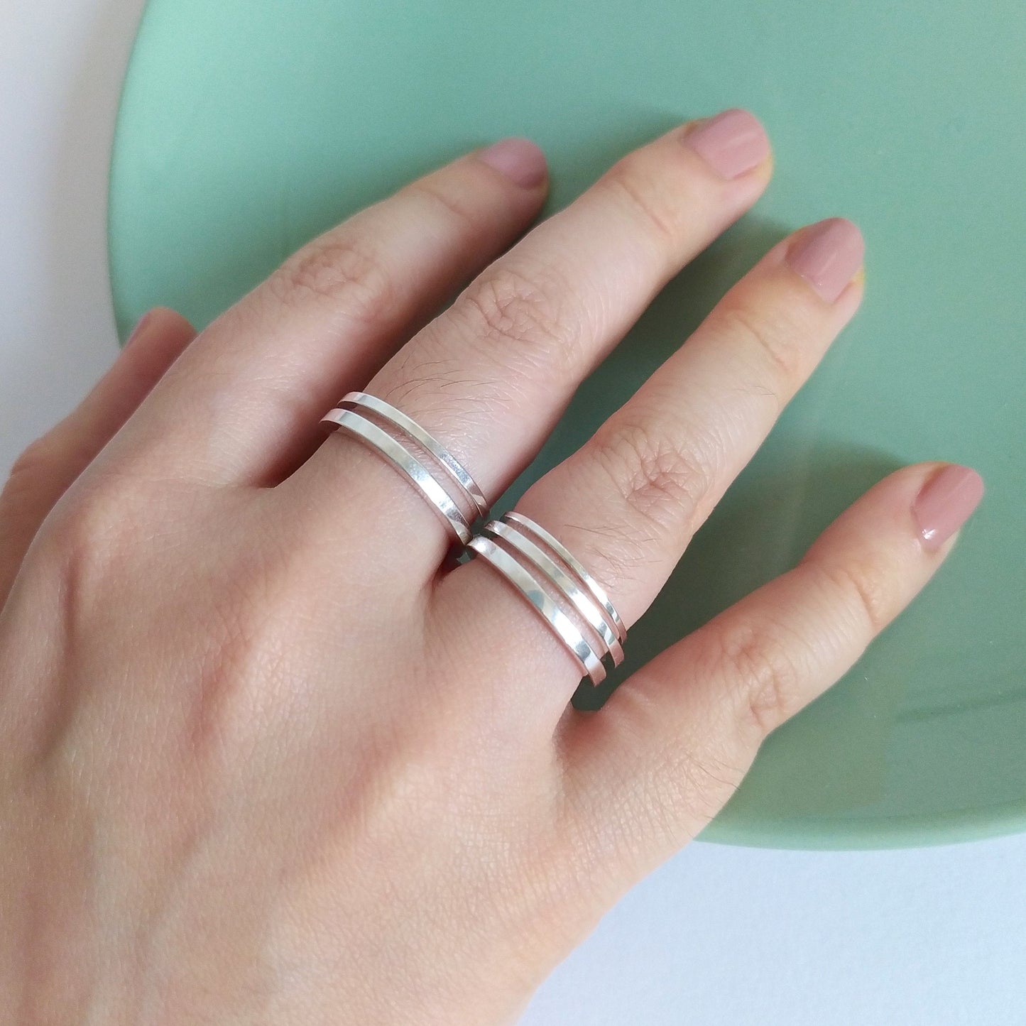 Ida | thin silver ring